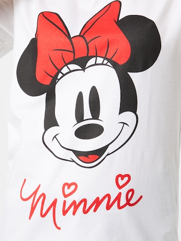 Tricou 'Minnie Mouse' de la Merchcode pe alb