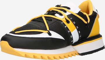 Tommy Jeans - Zapatillas deportivas bajas en amarillo: frente