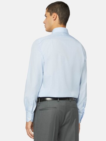 Coupe regular Chemise Boggi Milano en bleu