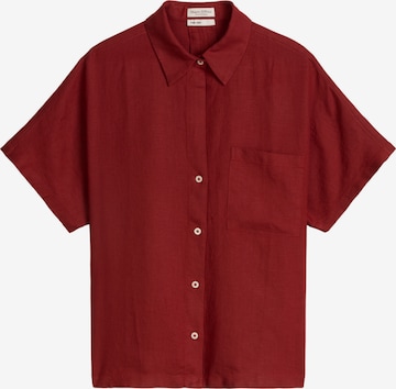 Chemisier Marc O'Polo en rouge : devant