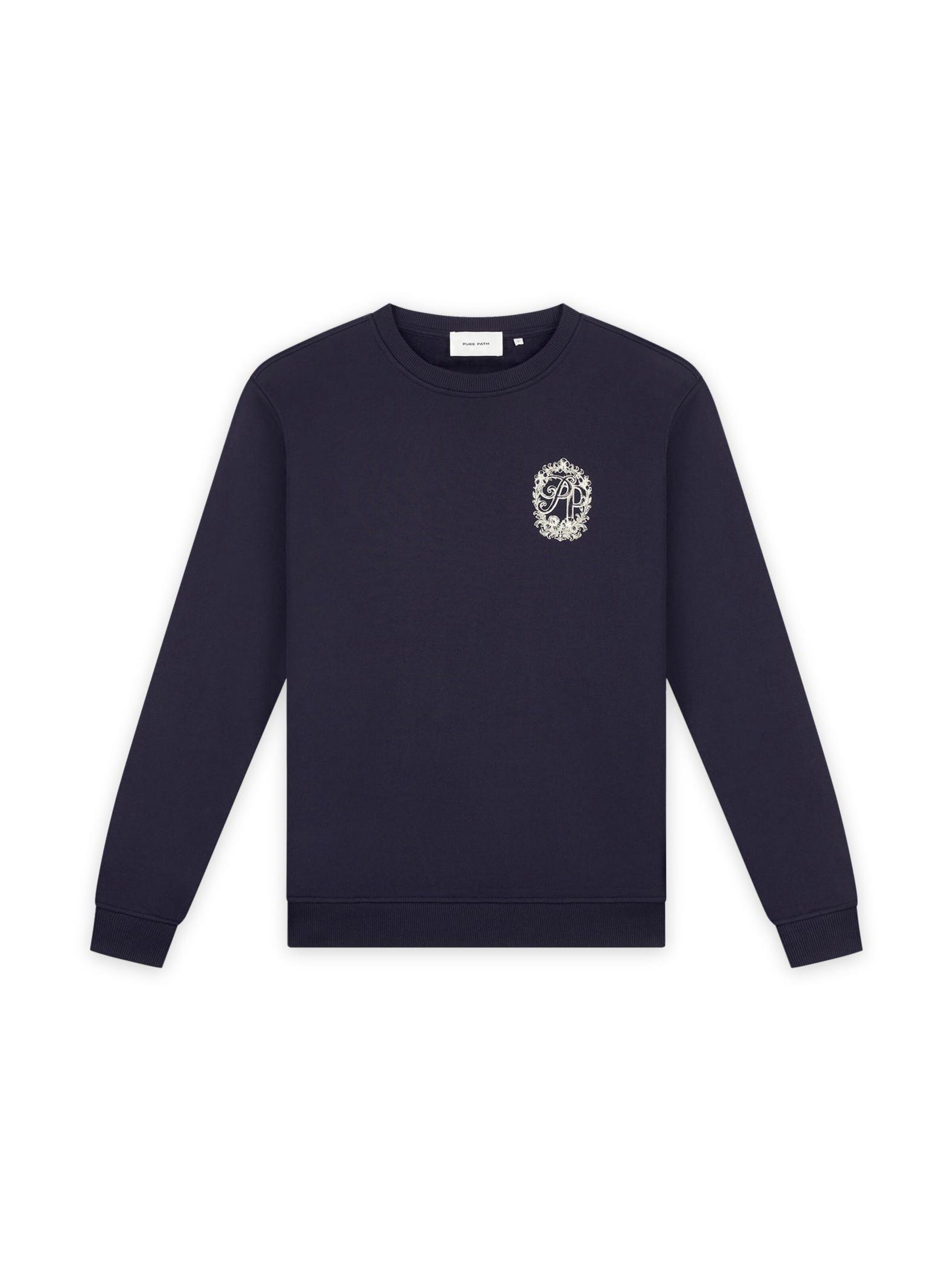 Pure Path Sweatshirt in Blue: front