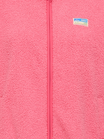 ONLY - Chaqueta polar 'ONLEVA' en rosa