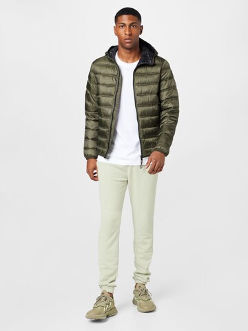 QS Between-season jacket in Green