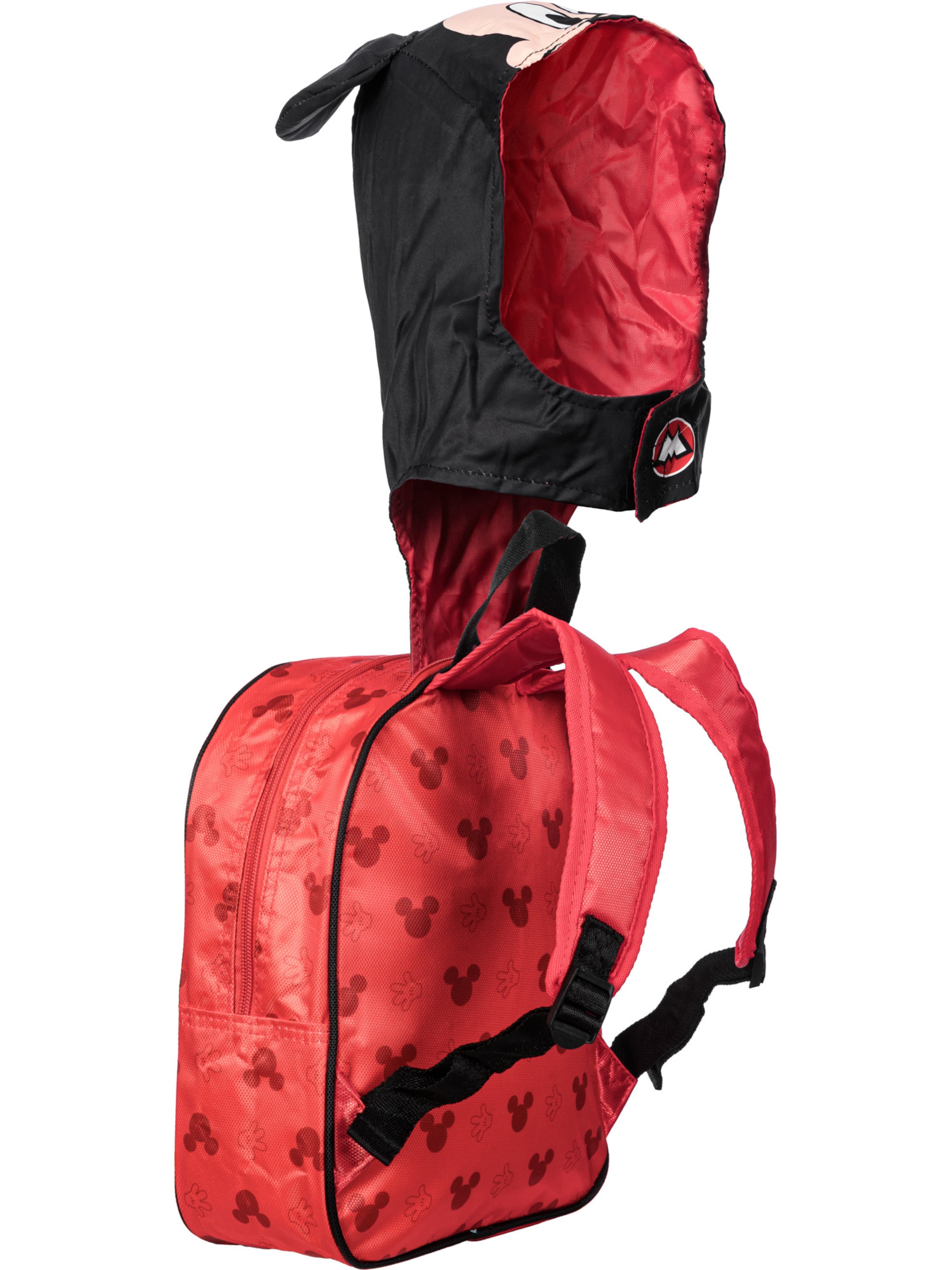 DISNEY - Mochila 'Mickey Mouse Clever-Hooded' en negro