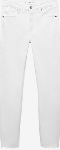 MANGO Skinny Jeans 'ISA' in Weiß: predná strana