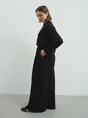 C&City Wide Leg Hose in Schwarz