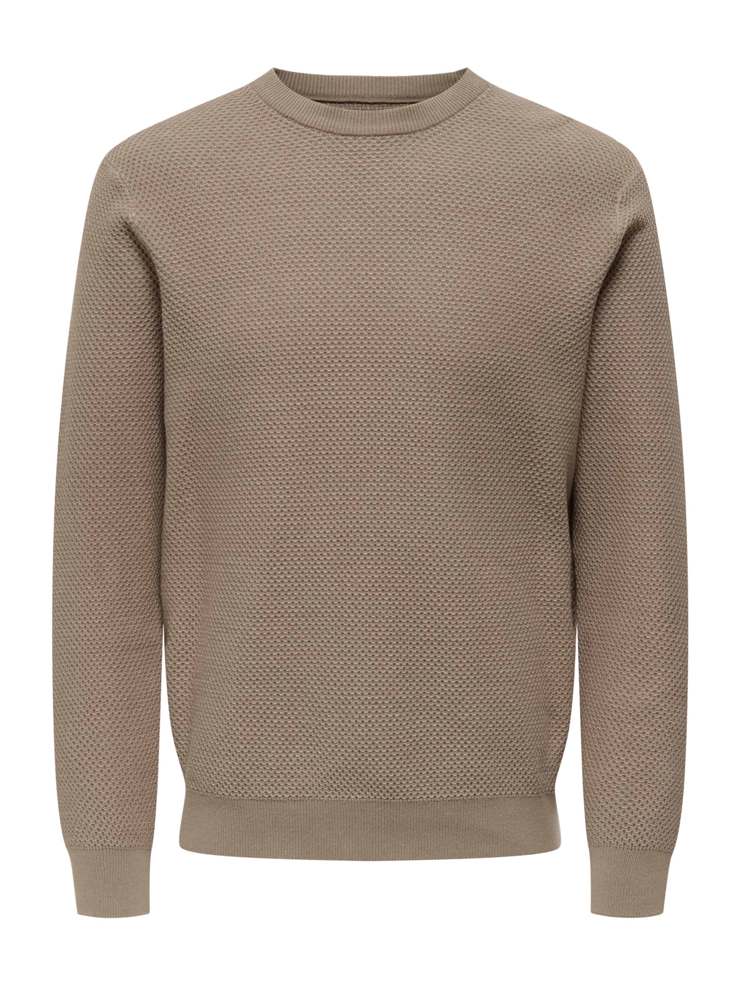 Only & Sons Pull-over 'ONSMORGAN' en camel, Vue avec produit