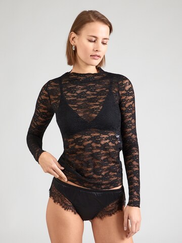 T-shirt Hunkemöller en noir : devant