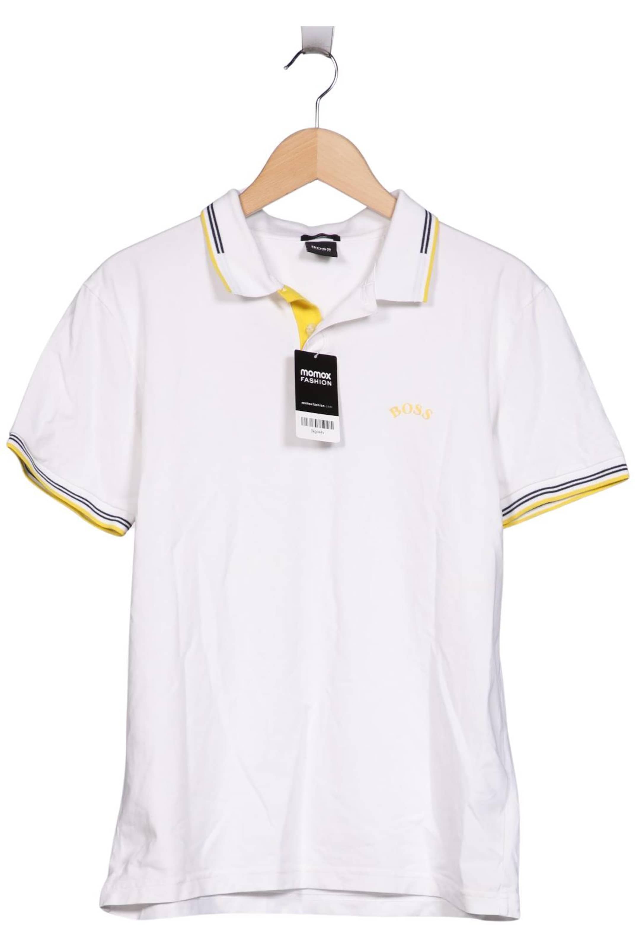 BOSS Poloshirt L in Weiß: Vorderseite