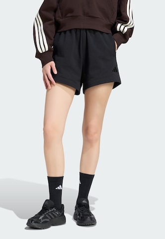 Loosefit Pantalon de sport 'AK' ADIDAS SPORTSWEAR en noir : devant