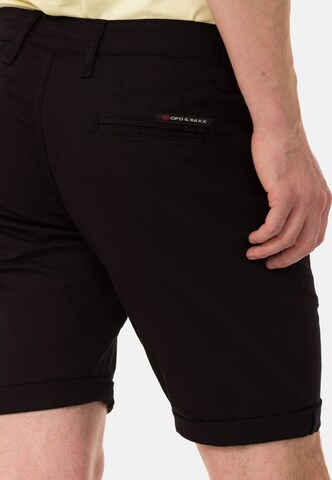 CIPO & BAXX Regular Trousers in Black