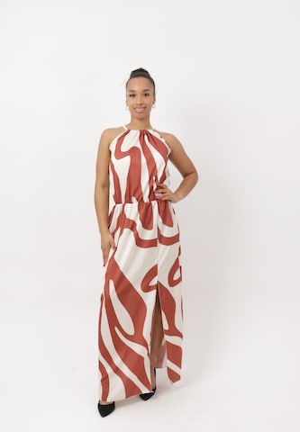 Robe Elara en rouge : devant