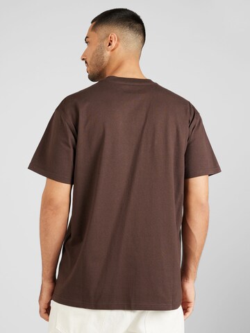 Carhartt WIP Majica 'American Script' | rjava barva
