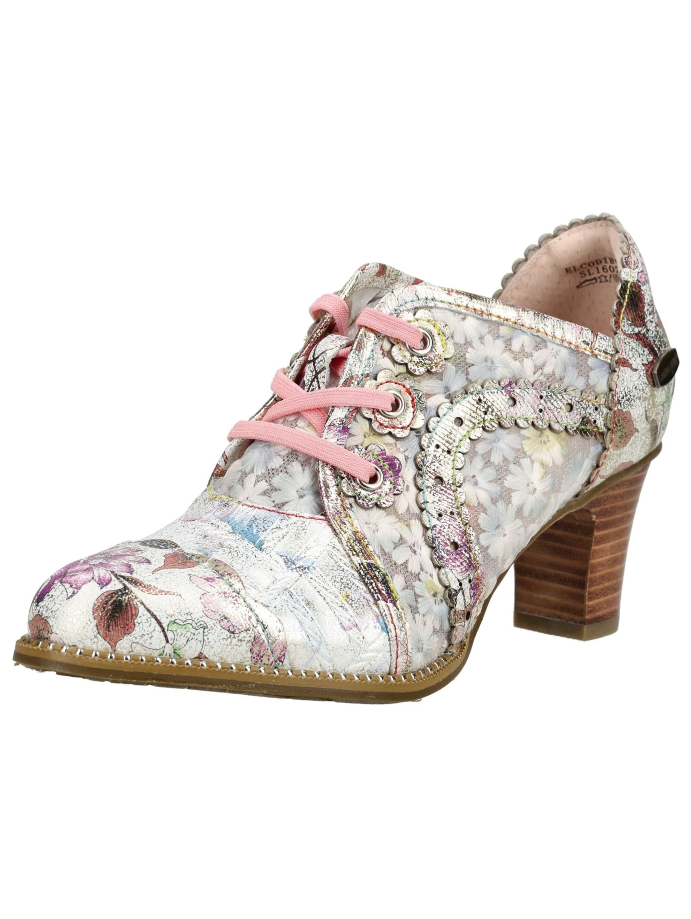 Laura Vita High front pumps in White: front