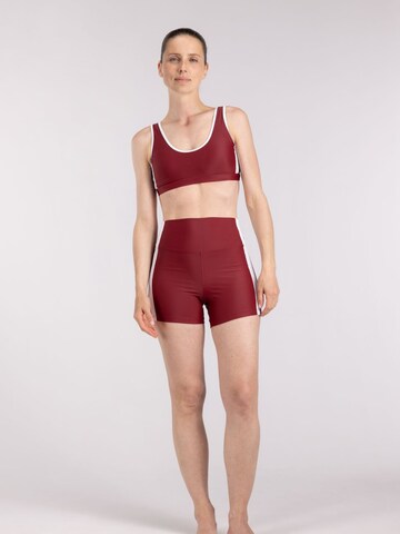 WALLIEN Badeshorts 'Sport' in Rot