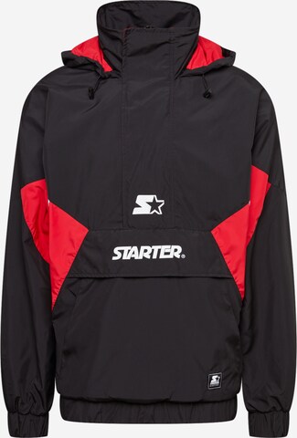 Starter Black Label - Chaqueta de entretiempo en negro: frente