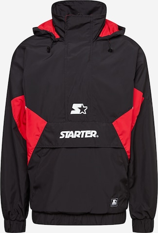 Starter Black Label Between-Season Jacket in Black: front