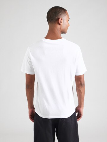 Tricou de la Pepe Jeans pe alb: spate