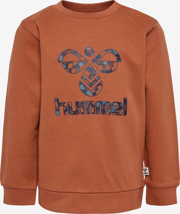 Hummel Sweatshirt in Bruin: voorkant