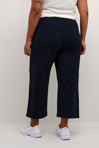 KAFFE CURVE Loosefit Broek 'Nana' in Blauw