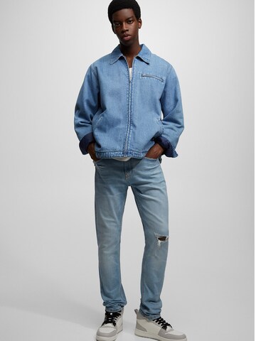 Pull&Bear Regular Jeans in Blauw