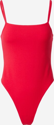 ONLY Shirt bodysuit in Red: front