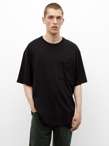 Pull&Bear Shirt in Zwart: voorkant