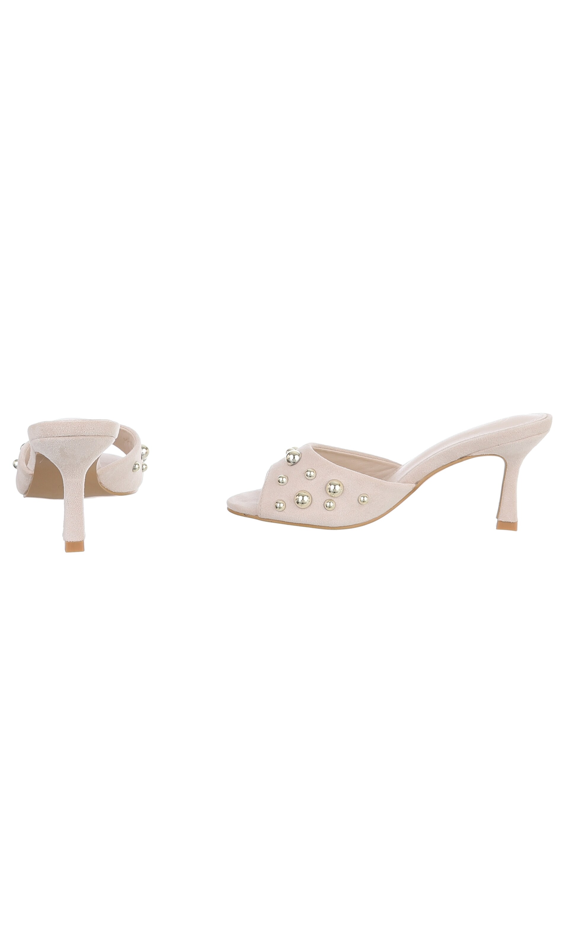 Ital-Design Pantolette in Beige