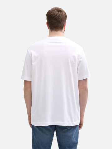 TOM TAILOR Men + - Camiseta en blanco