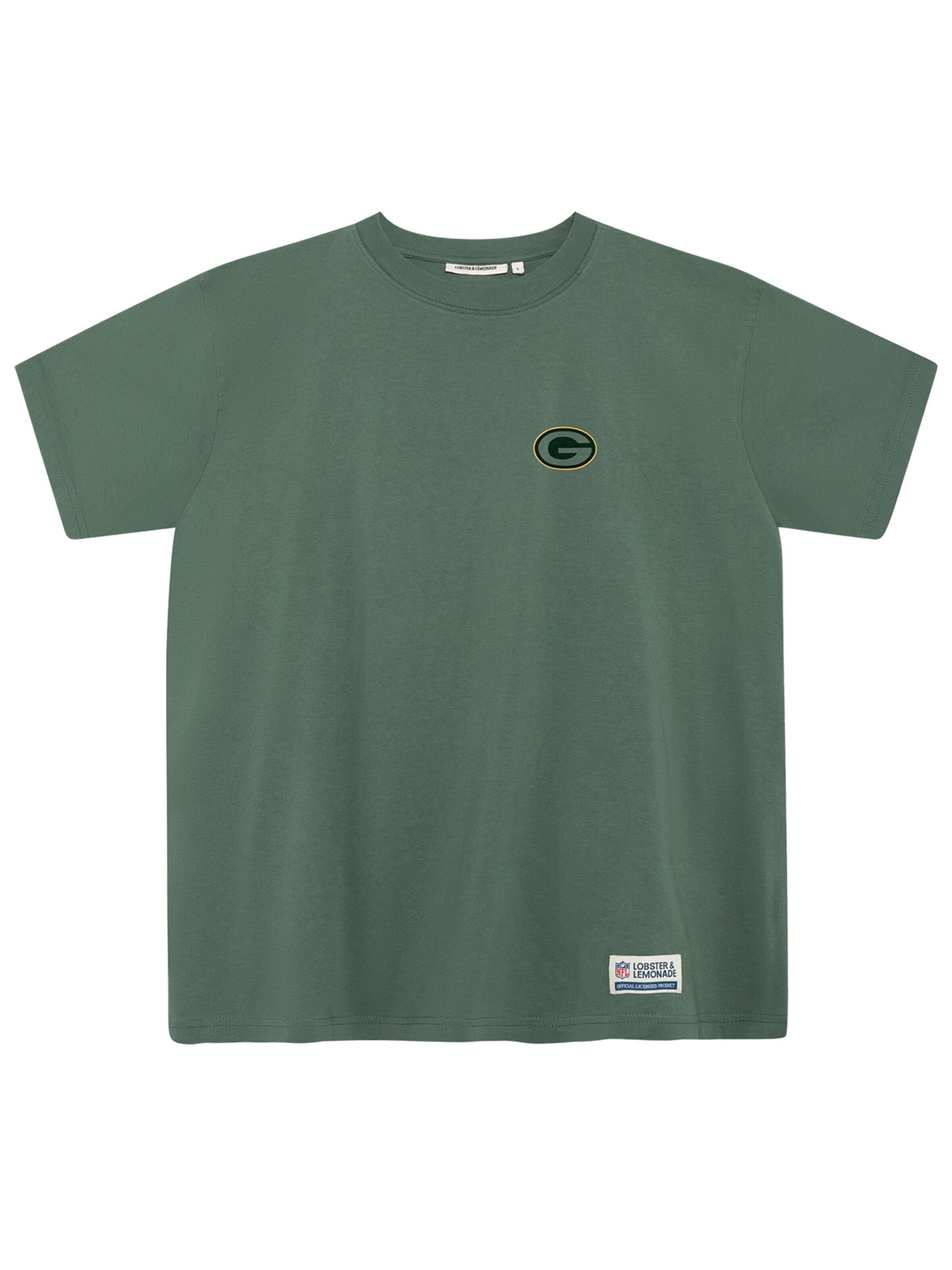 Lobster & Lemonade Shirt 'L&L – NFL Classics Packers'‌‌‌ in Grün: Vorderseite