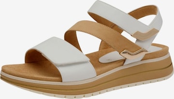 MARCO TOZZI Sandalen met riem in Wit: voorkant