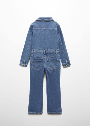 MANGO KIDS Dungarees 'worker' in Blue