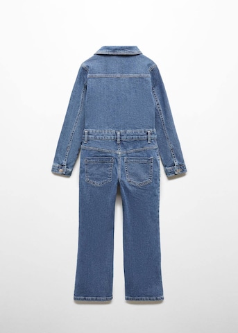 MANGO KIDS Dungarees 'worker' in Blue