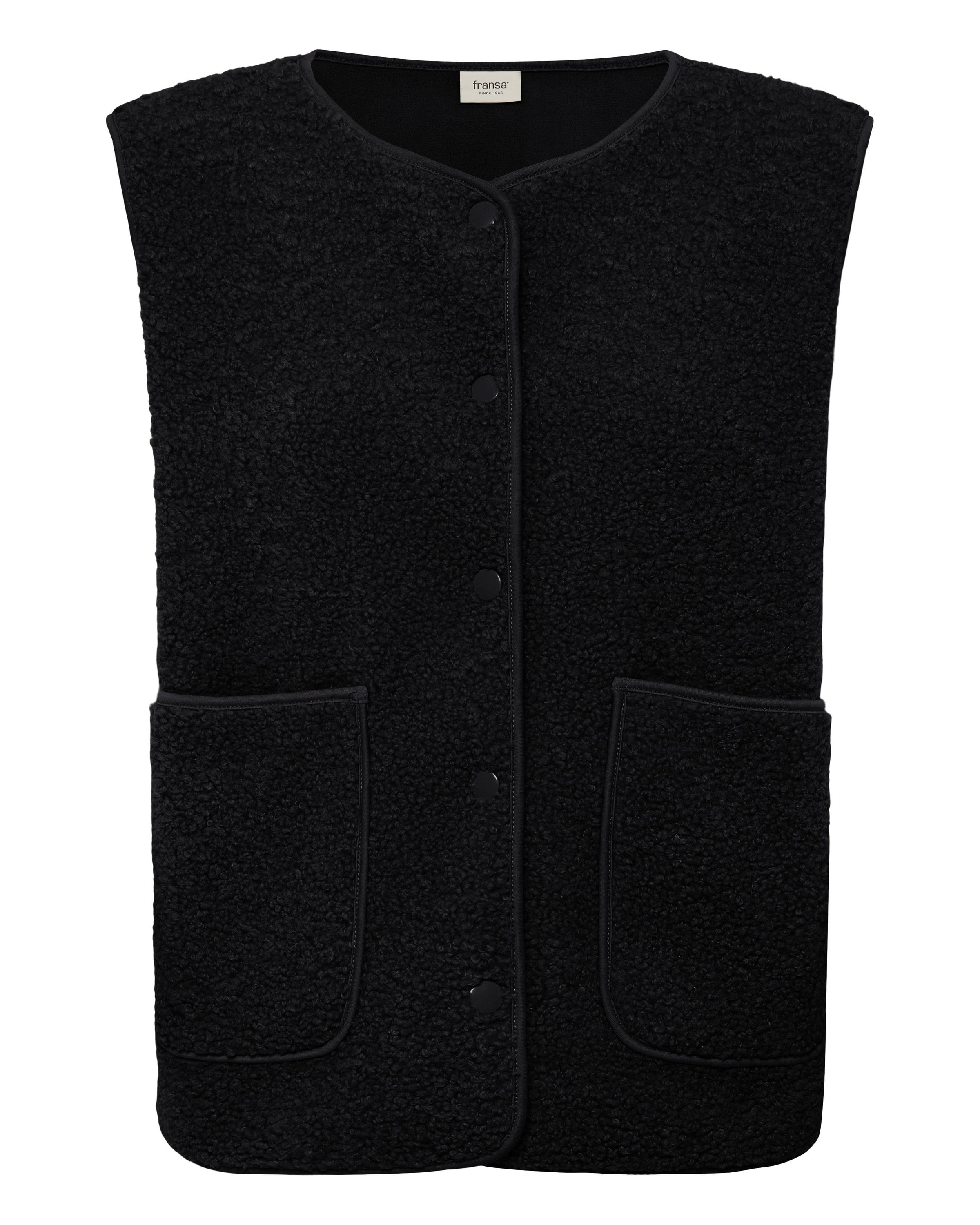 Fransa Vest 'GWYNNE' i sort: forside