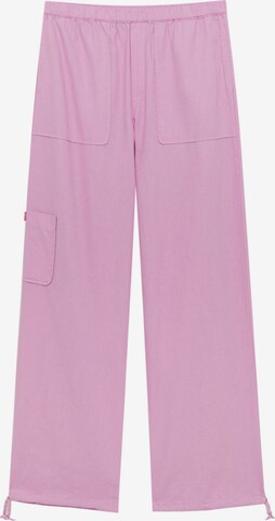 Pull&Bear Kalhoty – pink: přední strana