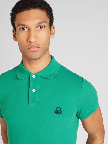 UNITED COLORS OF BENETTON Poloshirt in Grün