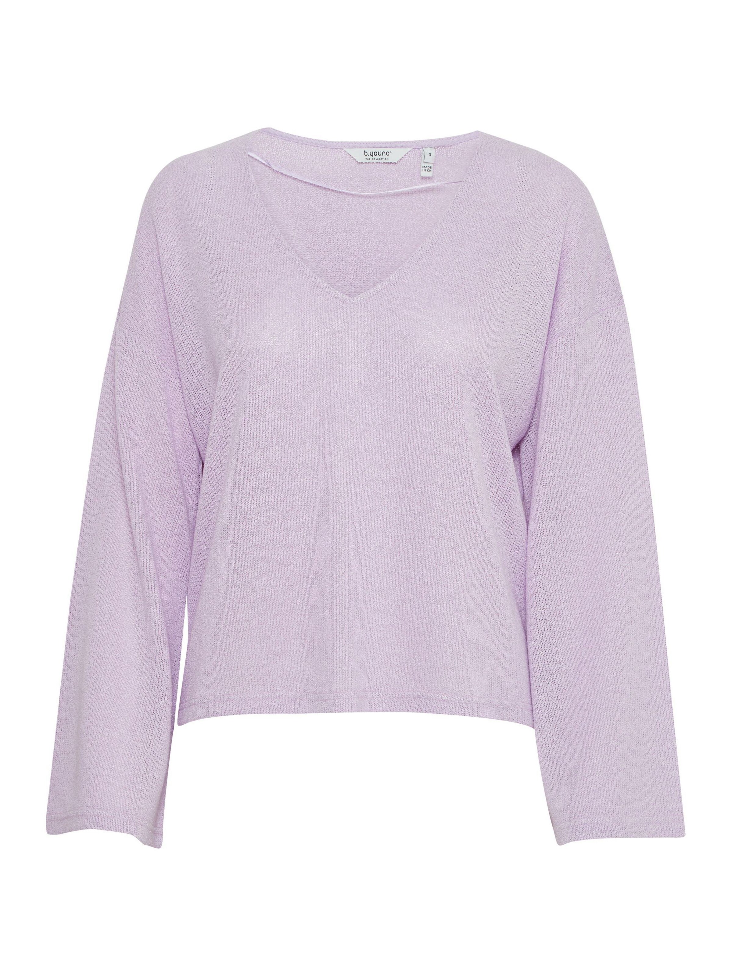 b.young Trui 'BYSif' in Lila: voorkant