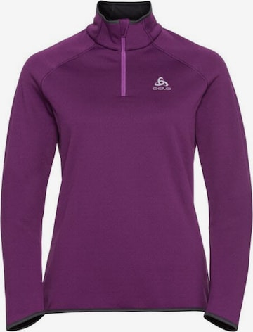 ODLO Athletic Sweater in Purple: front