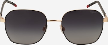 HUGO Red Sunglasses in Gold