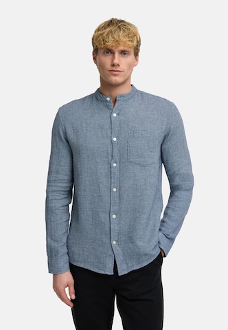 Kronstadt Regular fit Zakelijk overhemd 'KSGallagher' in Blauw: voorkant