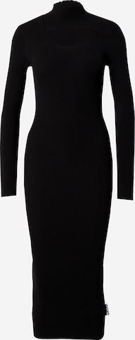 HUGO Gebreide jurk 'Soritexa' in Zwart: voorkant