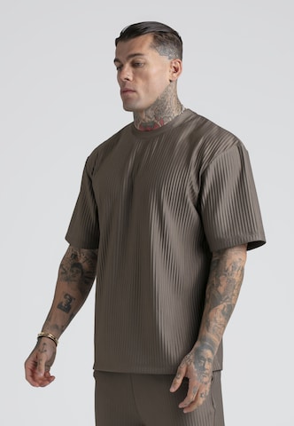 SikSilk - Camisa em castanho