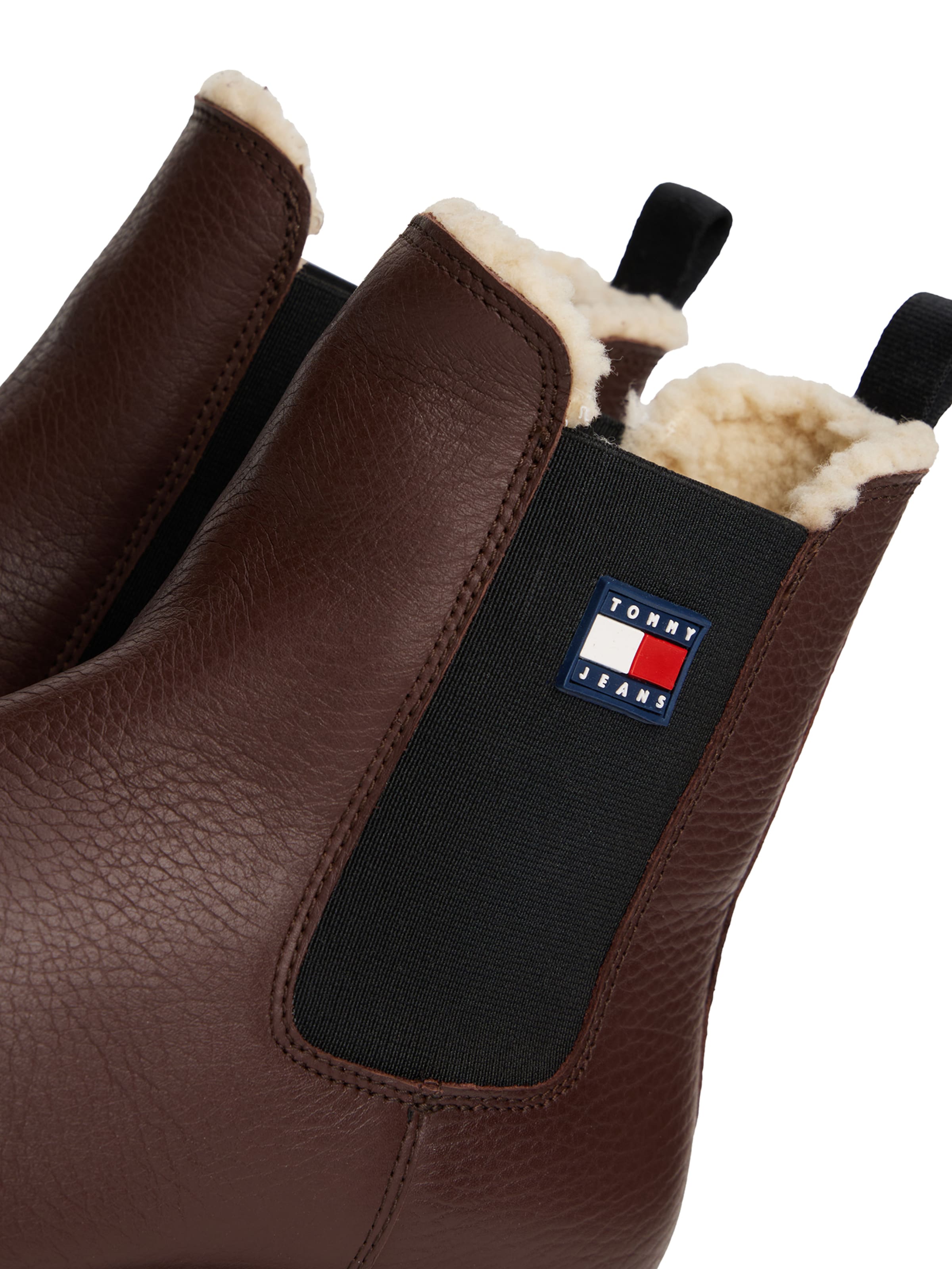 Tommy Jeans Chelsea csizmák - barna