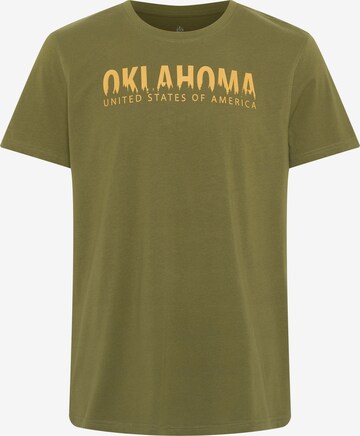 Oklahoma Jeans Shirt in Grün: predná strana