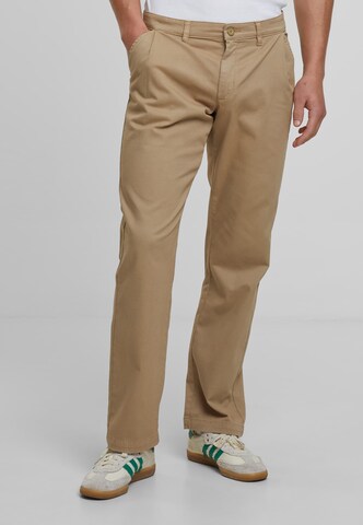 Urban Classics Regular Hose in Braun: Vorderseite