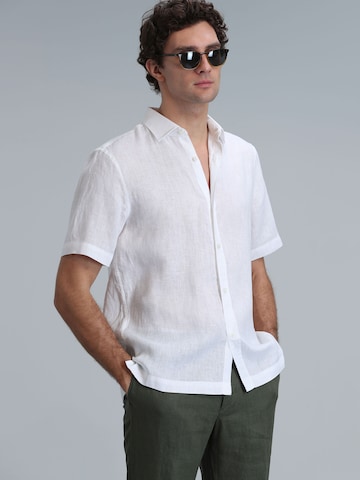 Fit confort Chemise 'Bert' Lufian en blanc