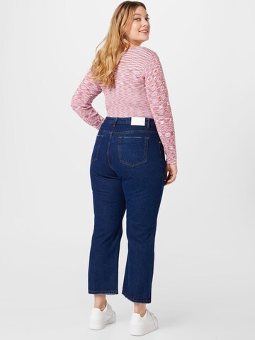 GLAMOROUS CURVE Regular Jeans in Blau