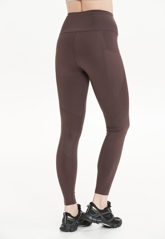 ENDURANCE Regular Workout Pants 'Tather' in Brown