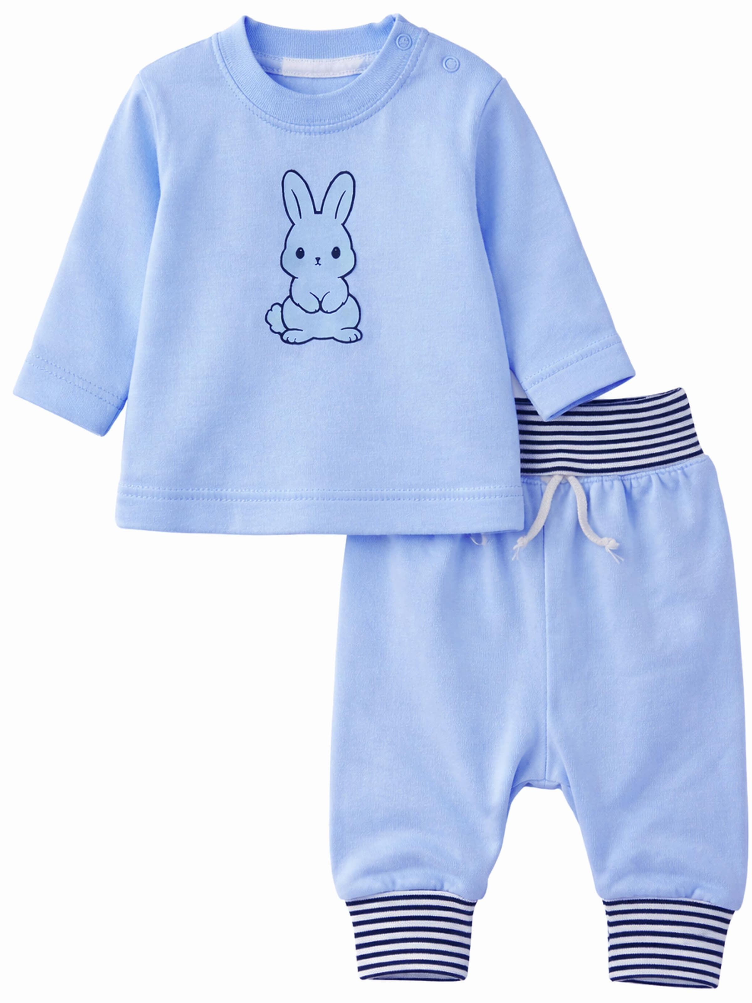 La Bortini Set in Blau: Vorderseite