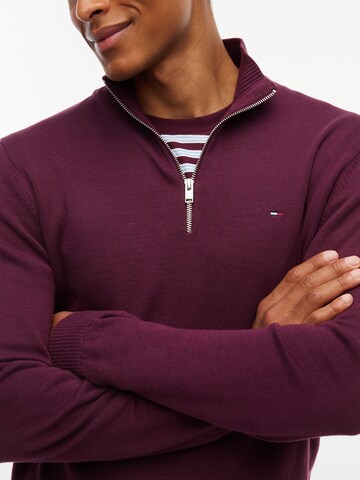 Tommy Jeans Pullover 'ESS' in Lila